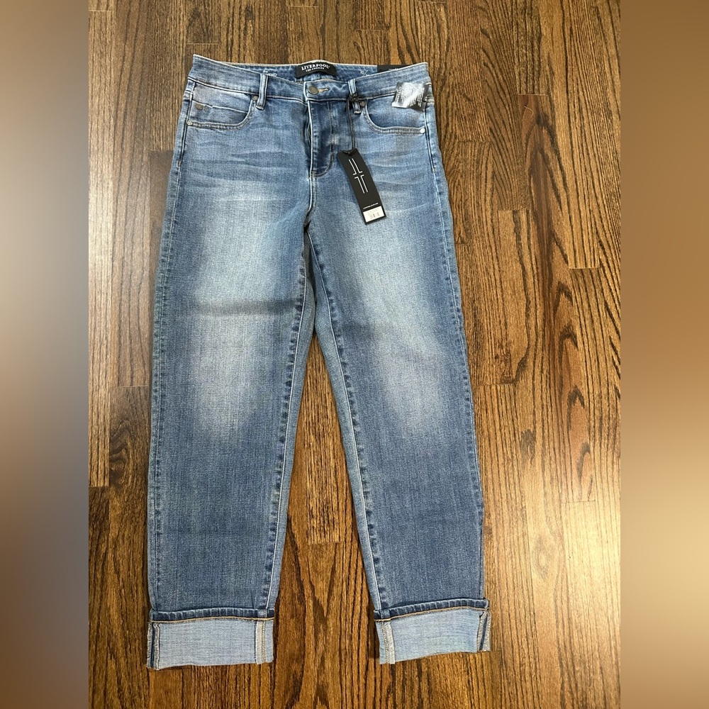 Liverpool Marley Eco Girlfriend Jean size-10/13 color-Conway Model-LM5158CH4